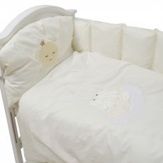 Постільний комплект 6 ел Babycentre & Twins Moonlight 4011-BTMO-202, ecru